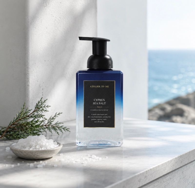 NO.3 Cyprus Sea Salt ATELIER TI-NE skumsåpe