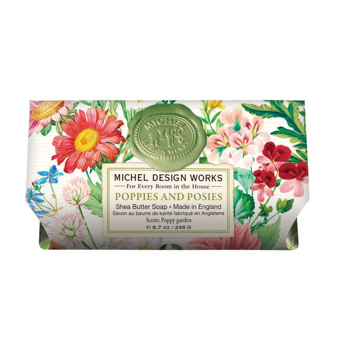 Hovedbilde 6 STK SOAL385 POPPIES AND POISES LARGE BATH SOAP BAR