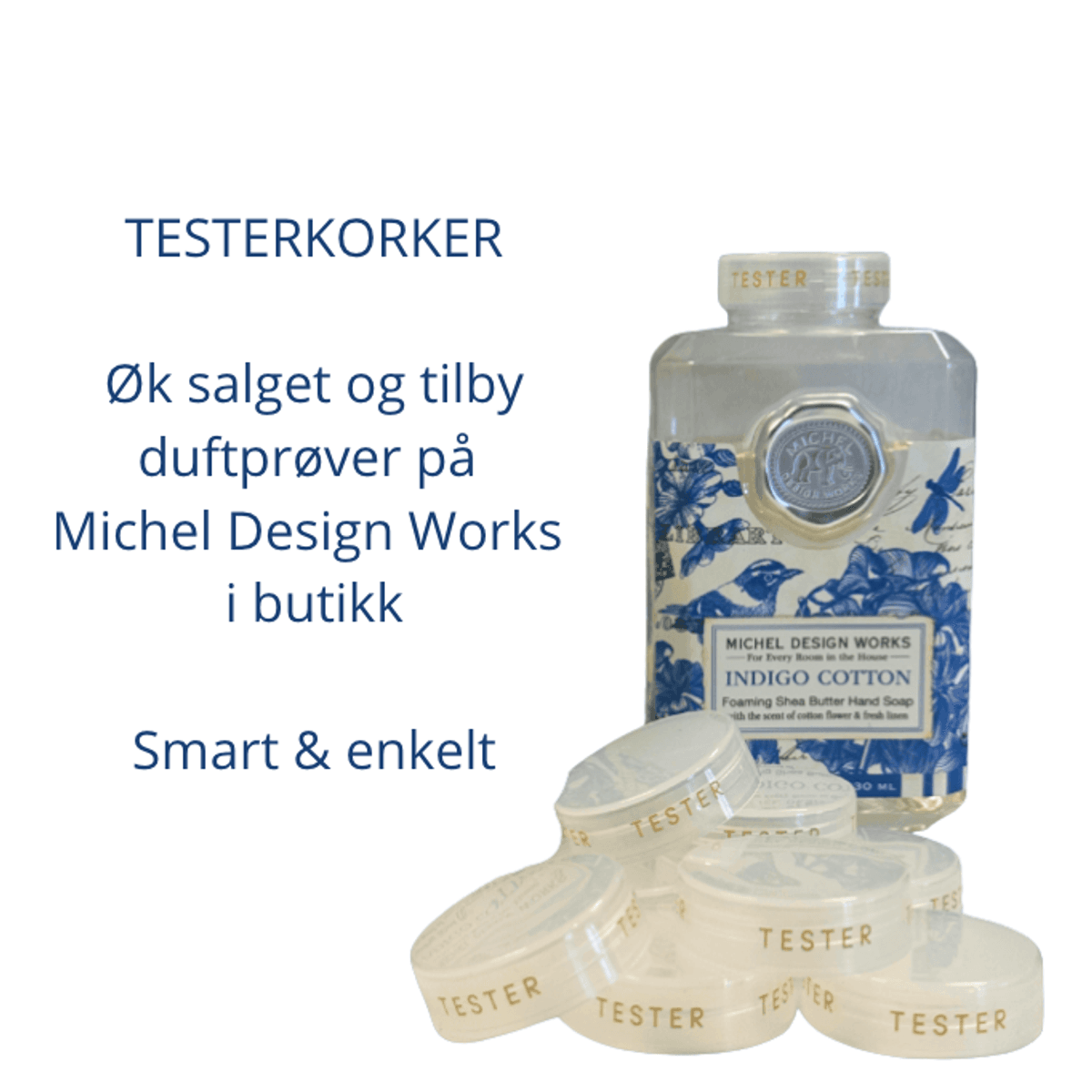 TESTERKORKER SKUMSÅPER (kun til MDW og ATELIER TI_NE)